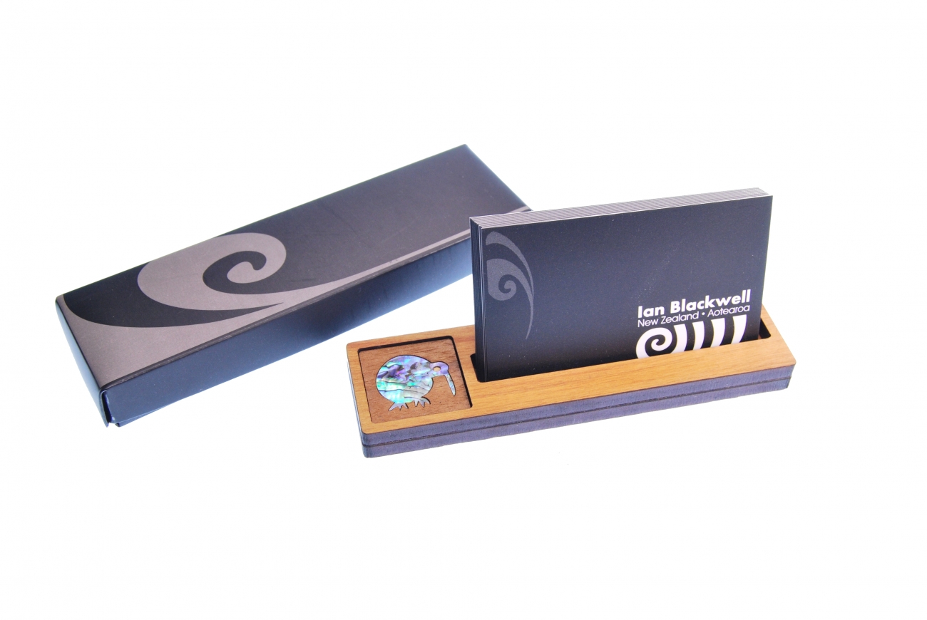 Business Card Holder Kiwi Ian Blackwell