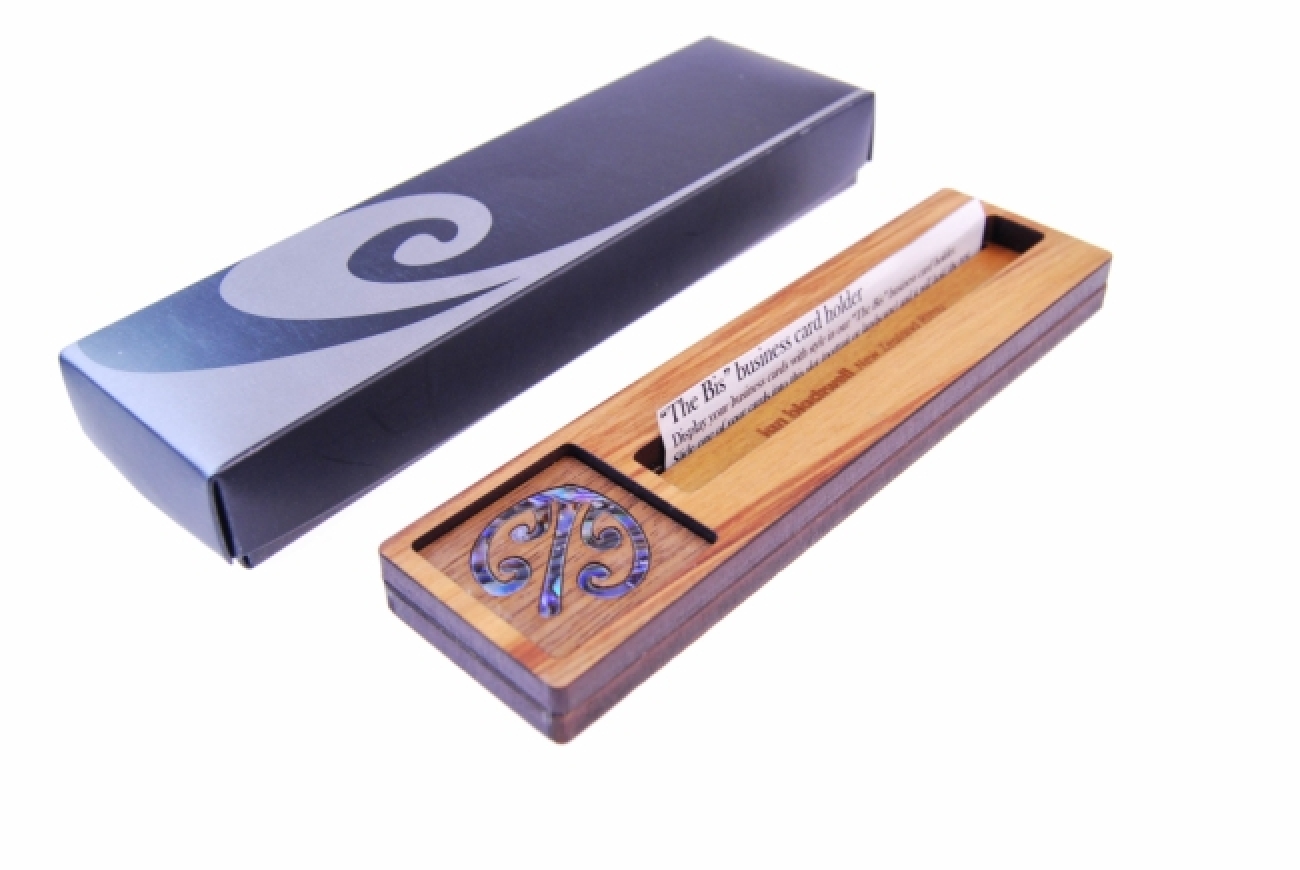 Business Card Holder Kowhaiwhai Ian Blackwell