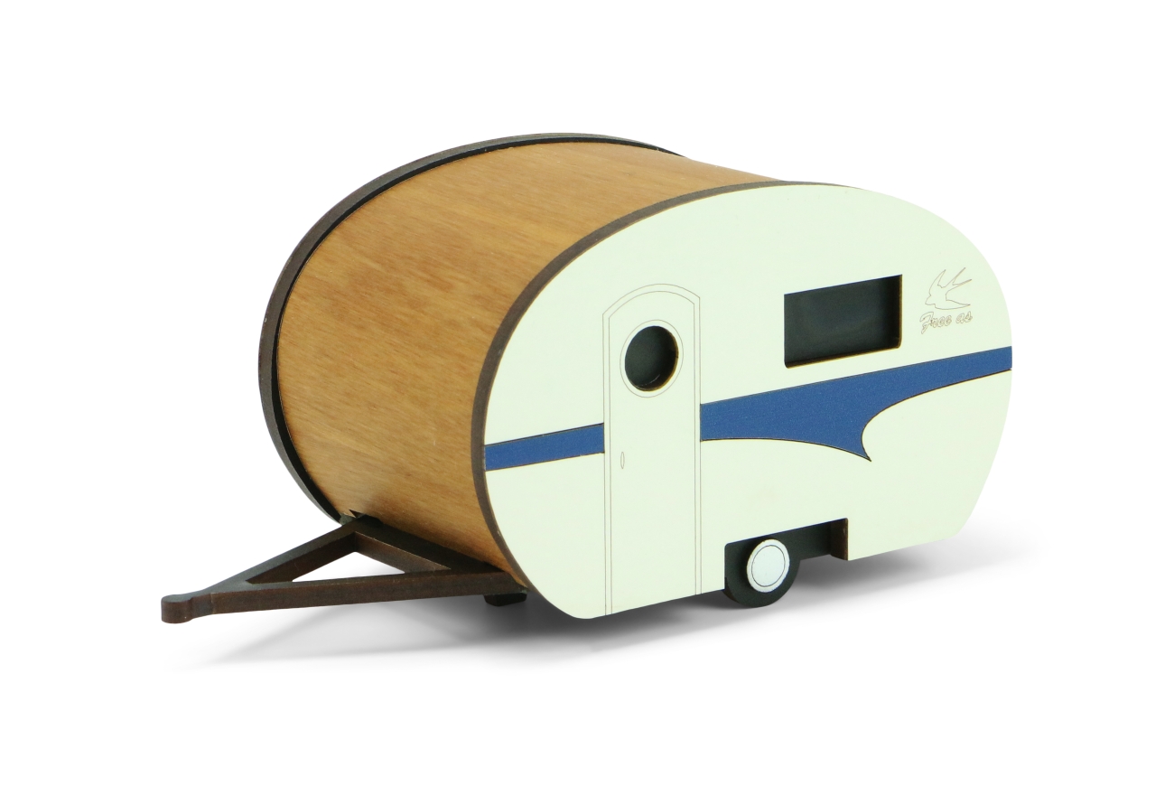 Box Clever Caravan Blue/Cream