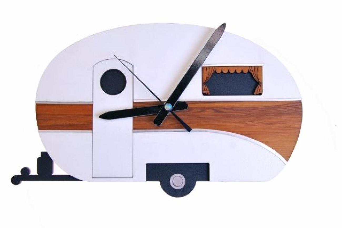 Caravan Clock Rimu Ian Blackwell