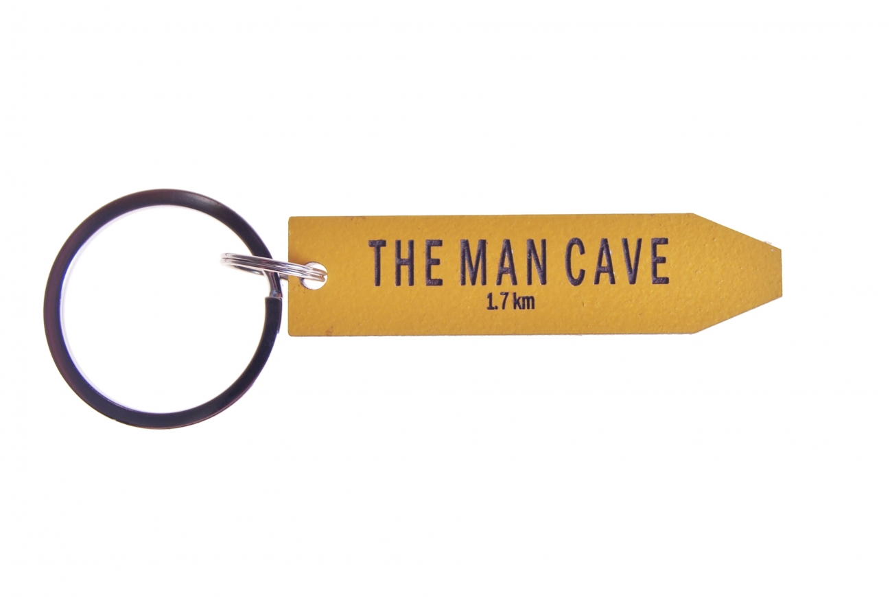 Give Me A Sign Keyring The Man Cave