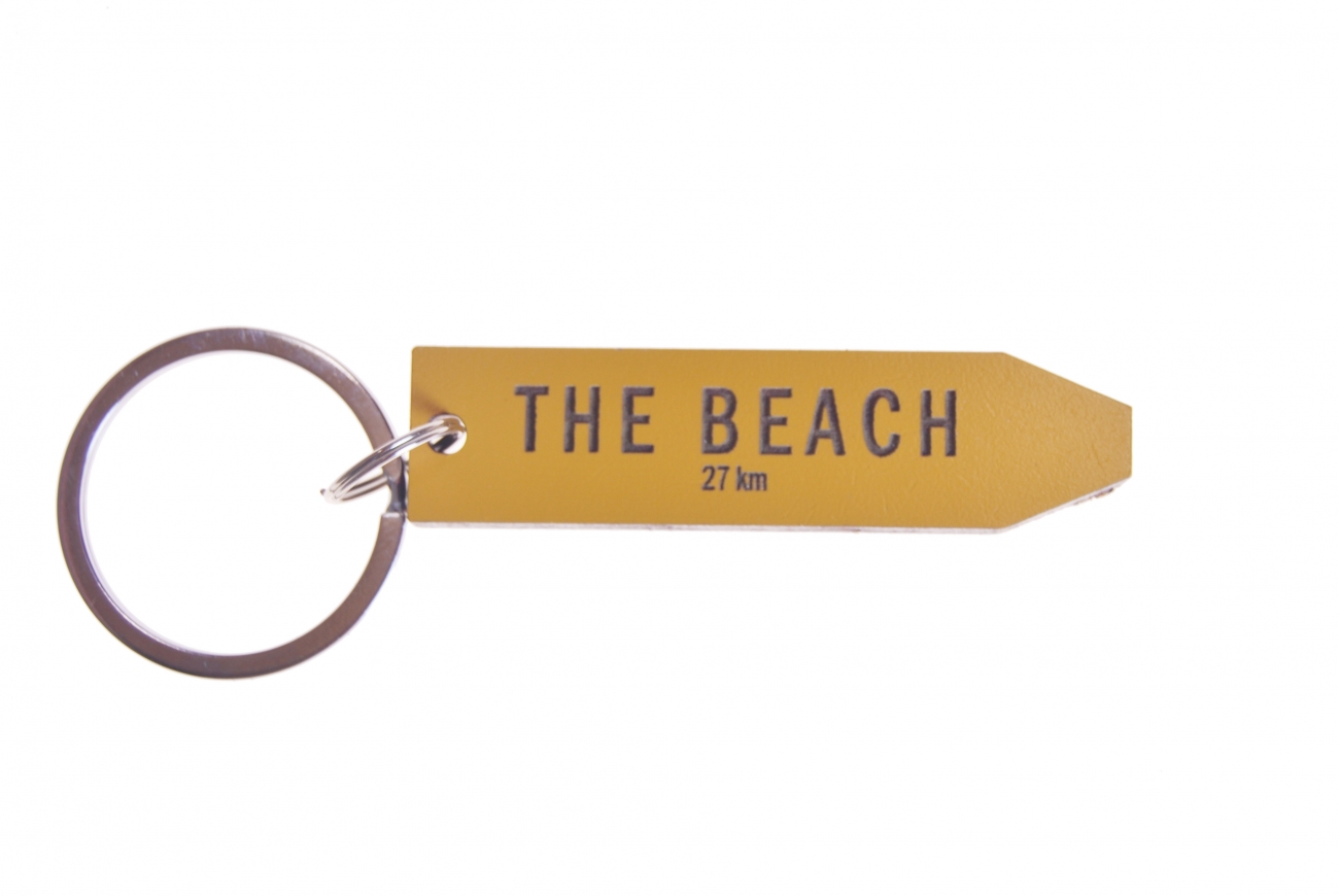 Give Me A Sign Keyring The Beach