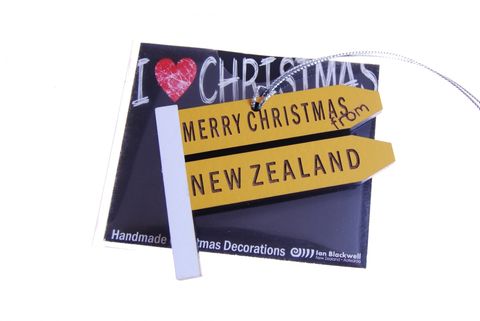 I love Christmas Decs Merry Christmas from New Zealand
