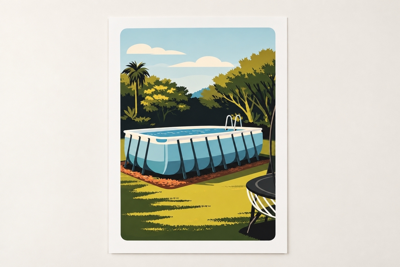 Art Print Kiwi Summer Vibe
