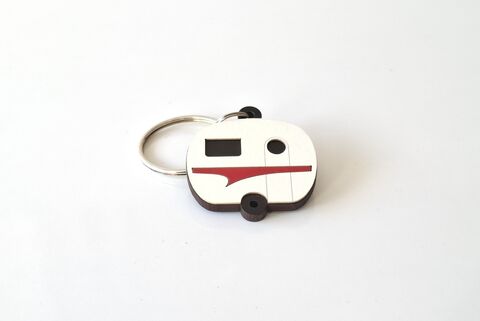 Keeper Keyring Red Caravan