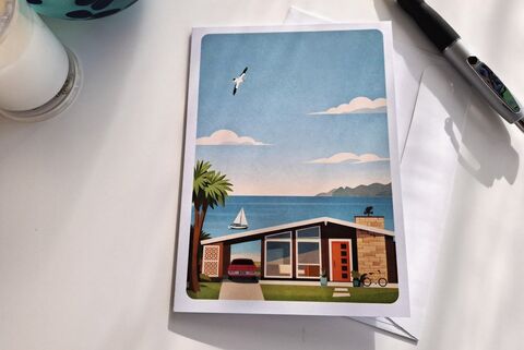 Greeting Card Escape to the Dream