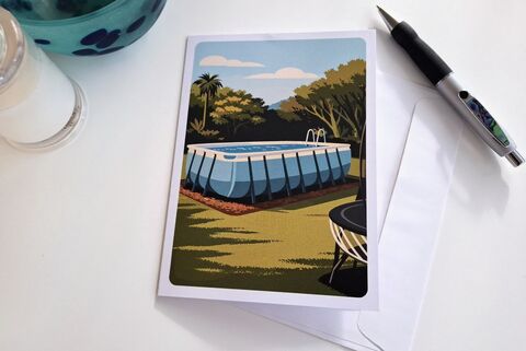 Greeting Card Kiwi Summer Vibe