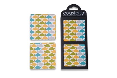 Duo Pattern Coasters Snapper