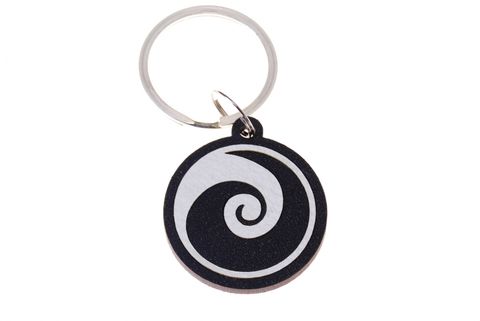 Keeper Keyring Icon Black Koru