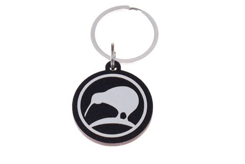 Keeper Keyring Icon Black Kiwi