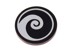 Keeper Magnet  Icon Black Koru