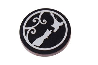 Keeper Magnet  Icon Black Map
