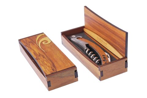 Corkscrew Circles in Rimu Box