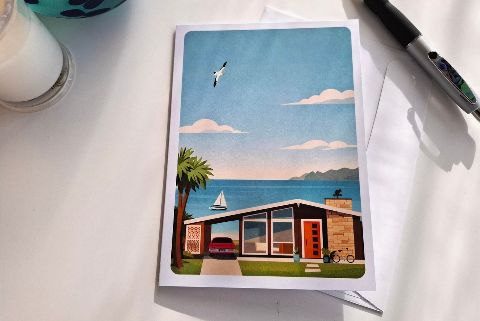 Greeting Card Escape to the Dream