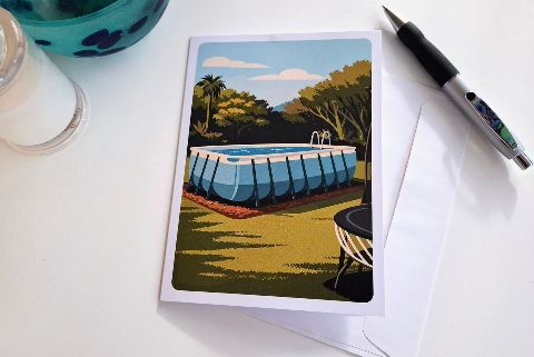 Greeting Card Kiwi Summer Vibe