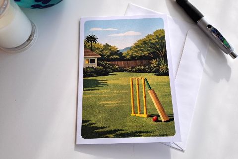 Greeting Card Over the Fence is Out