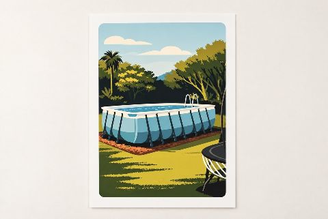 Art Print Kiwi Summer Vibe