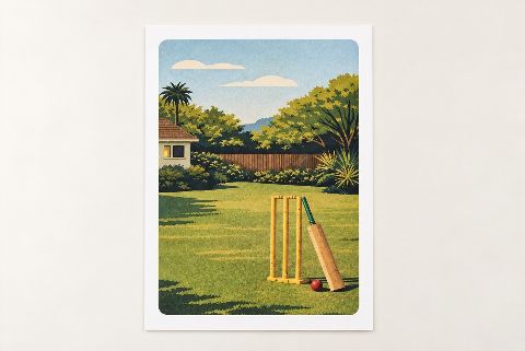 Art Print Over the Fence..