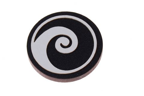 Keeper Magnet  Icon Black Koru